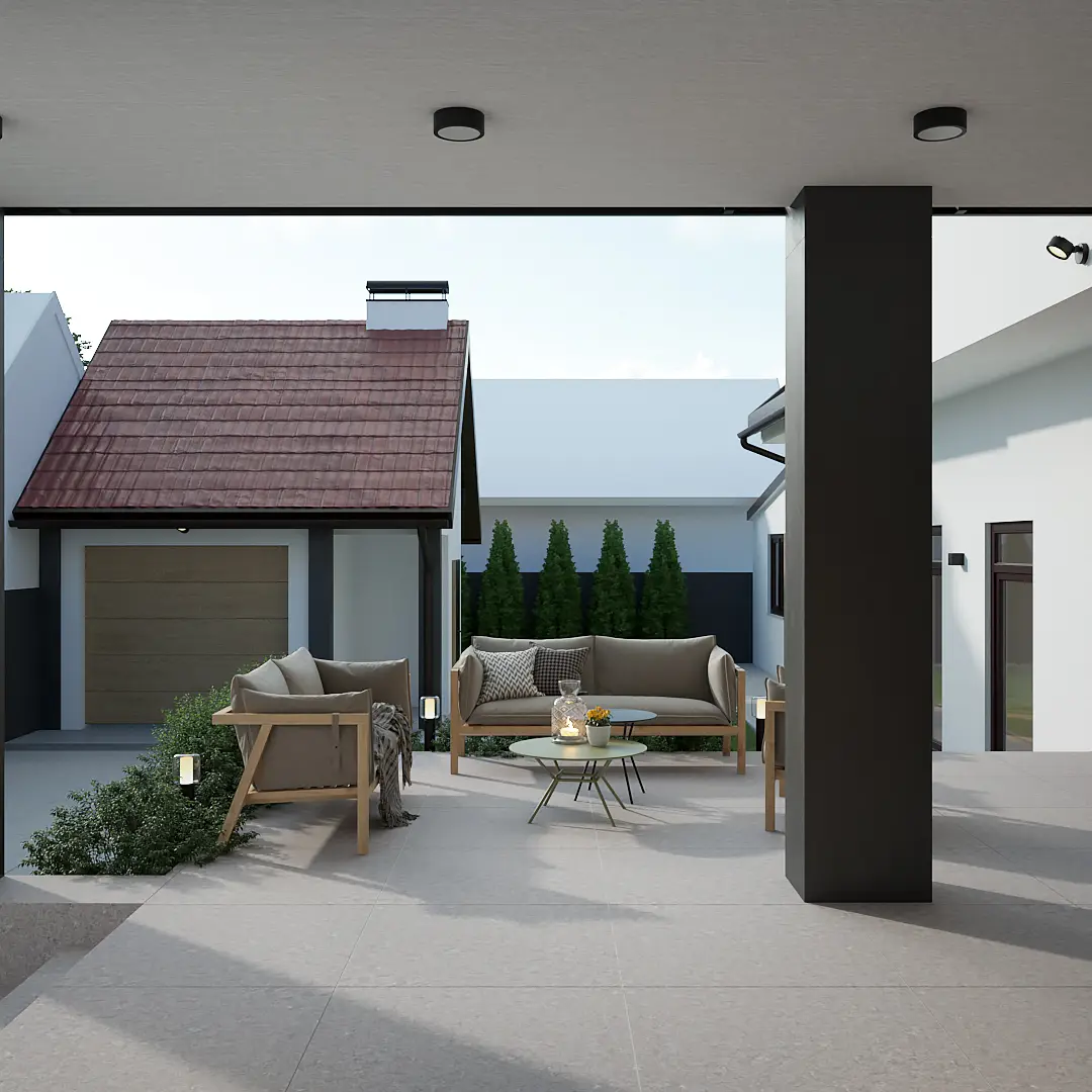 Prikaz terase kuće u Vinkovcima